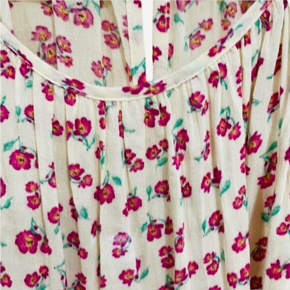 Forever 21 Women’s High Neck Halter Flower Lace Tank Top Size Large - Picture 2 of 4